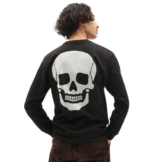 ANAHEIM NEEDLEPOINT SKULL LS