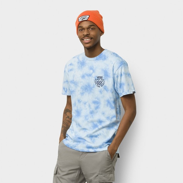 CHECKER LOGO TIE DYE SS