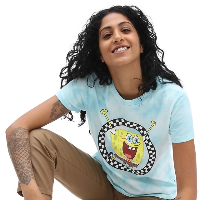 VANS X SPONGEBOB JUMP OUT CREW TEE