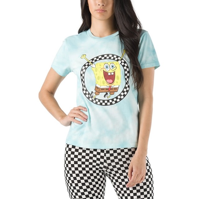 VANS X SPONGEBOB JUMP OUT CREW TEE