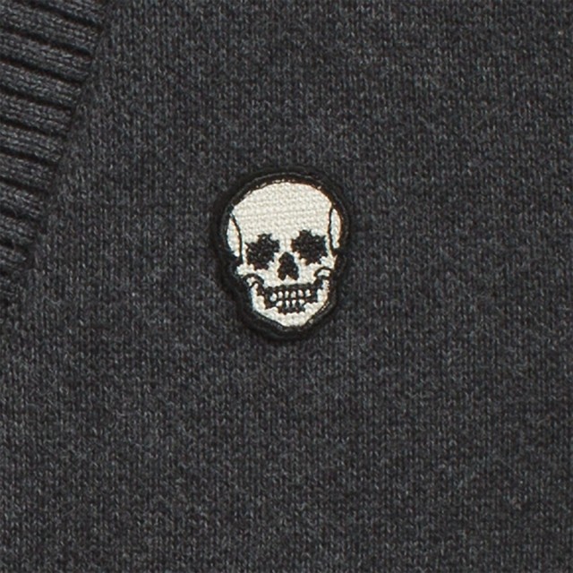 ANAHEIM NEEDLEPOINT SKULL SWEATER