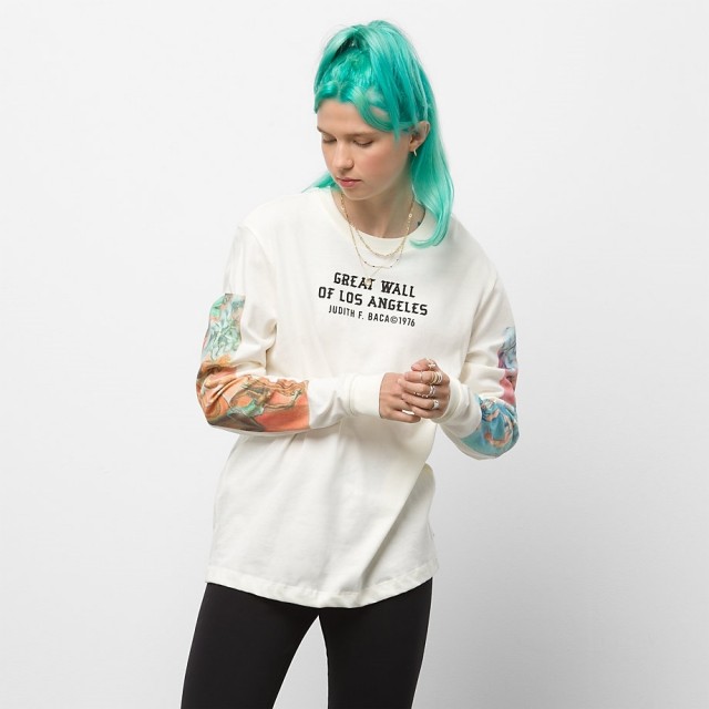 VANS X MOCA JUDY BACA LS BF TEE