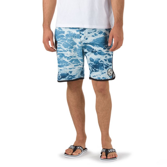 MIXED SCALLOP BOARDSHORT