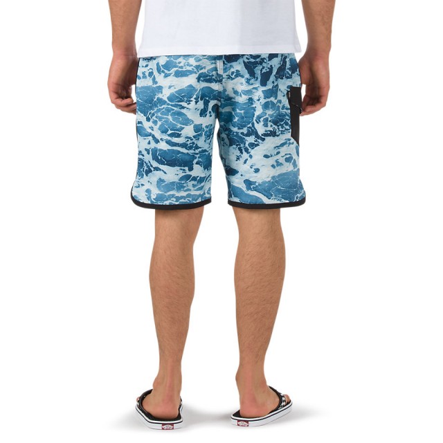 MIXED SCALLOP BOARDSHORT