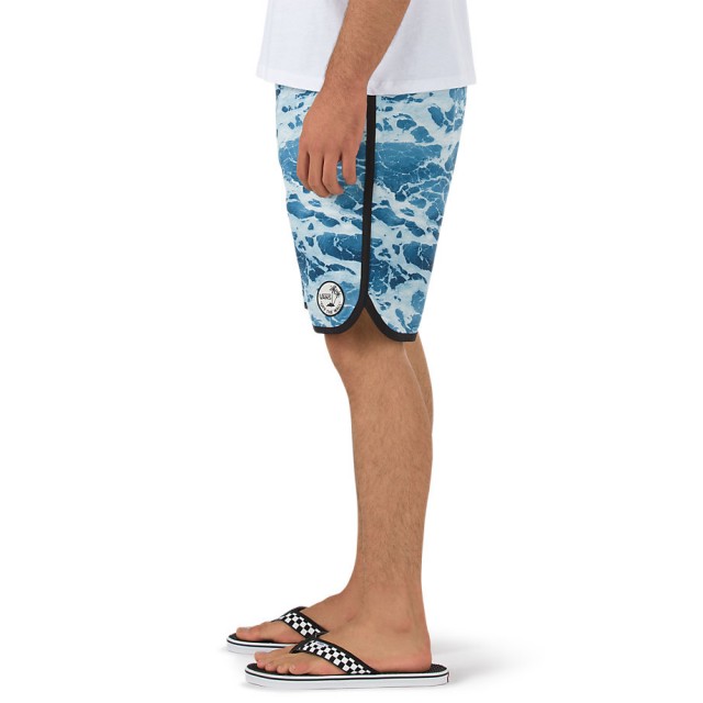 MIXED SCALLOP BOARDSHORT