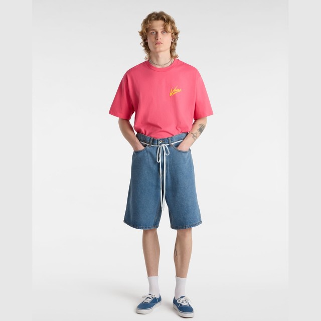 CHECK-5 BAGGY DENIM SHORT