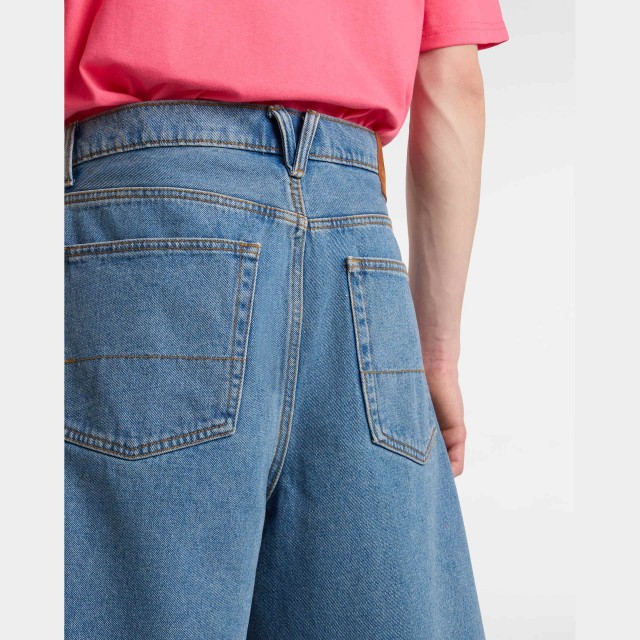 CHECK-5 BAGGY DENIM SHORT