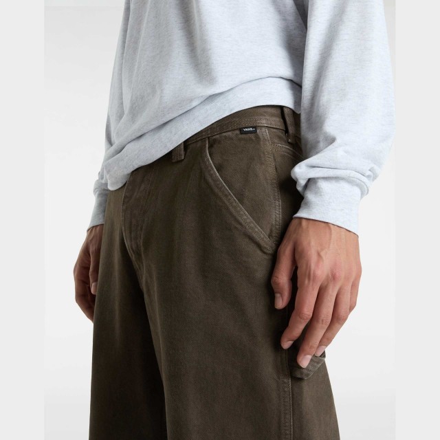 Drill Chore Carpenter Loose Denim Pant
