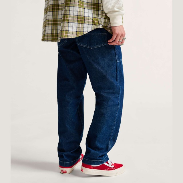Fatigue Loose Tapered Denim Pant