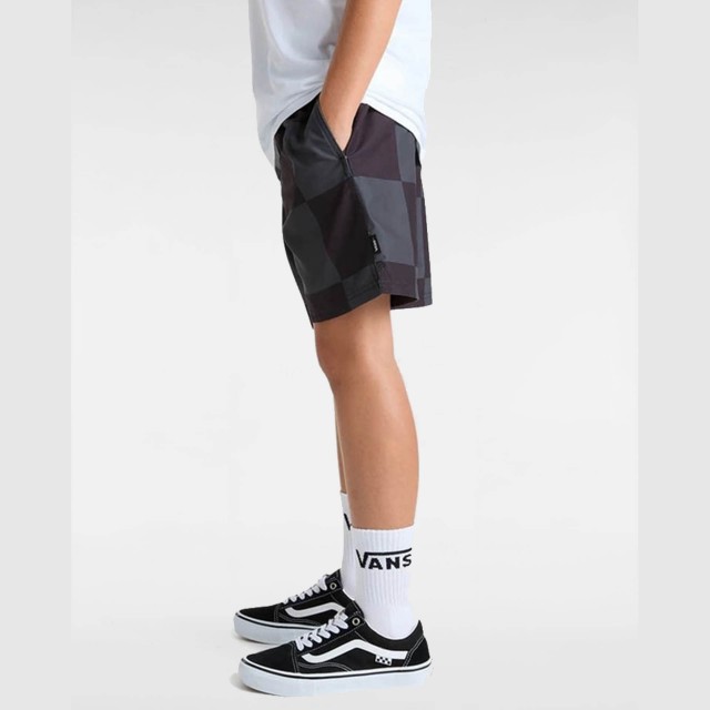 Primary Checkerboard Elastic Boardshort