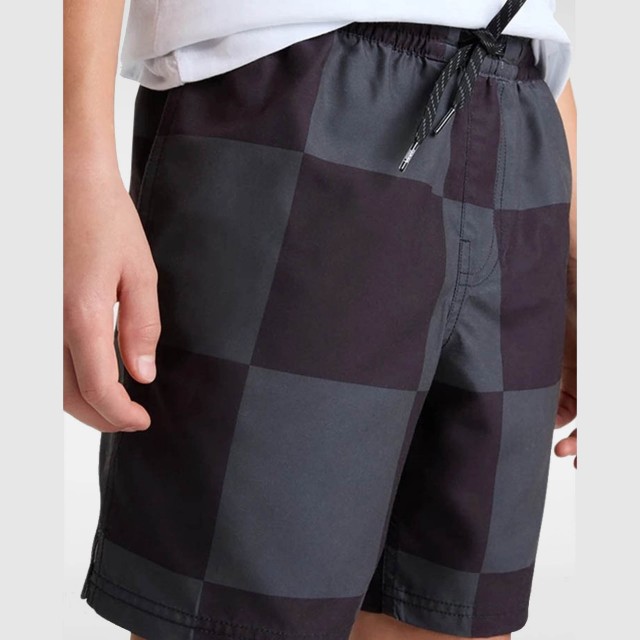 Primary Checkerboard Elastic Boardshort