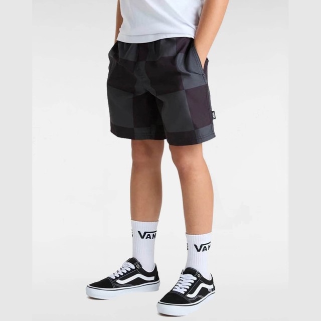 Primary Checkerboard Elastic Boardshort
