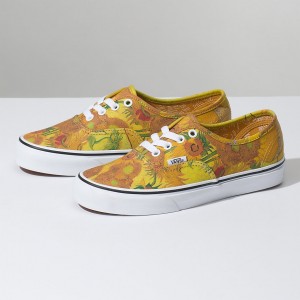 Sunflower checkered outlet vans