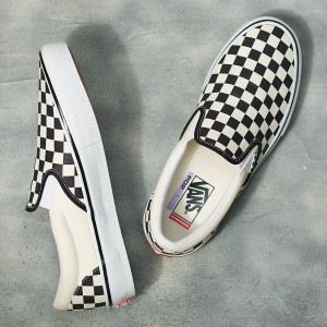 Taupe vans slip discount on